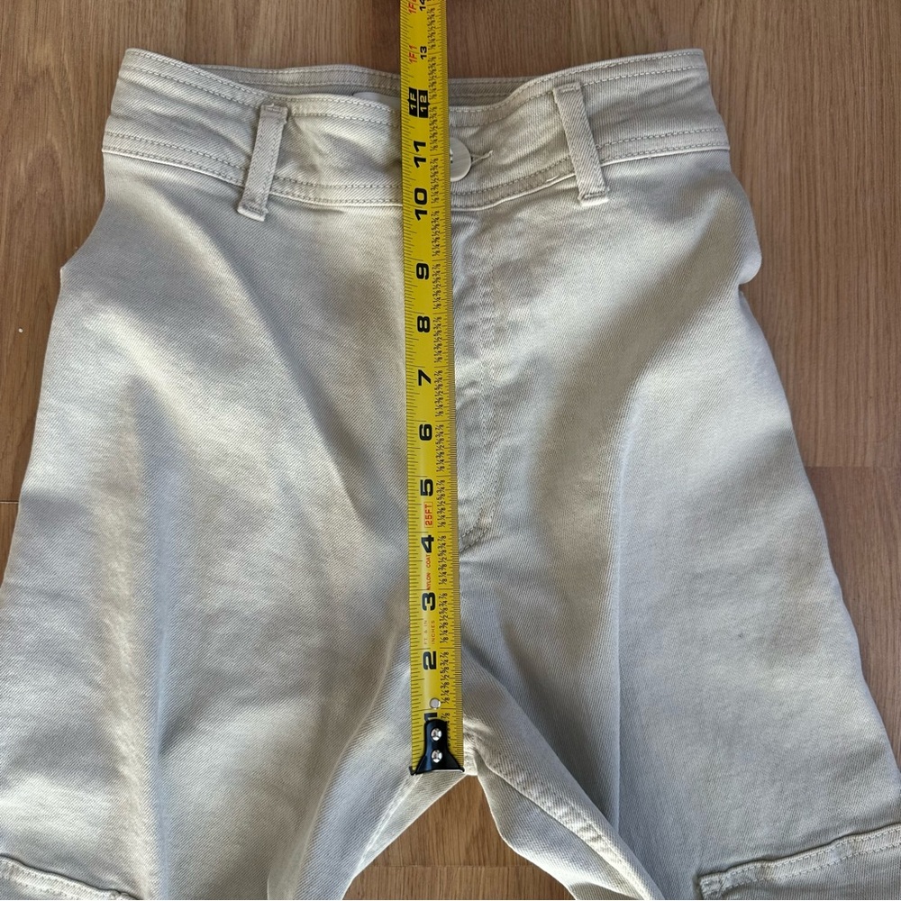 Zara Women's High Waisted Wide Leg Cargo Pants‎ Size 0 - Picture 8 of 14